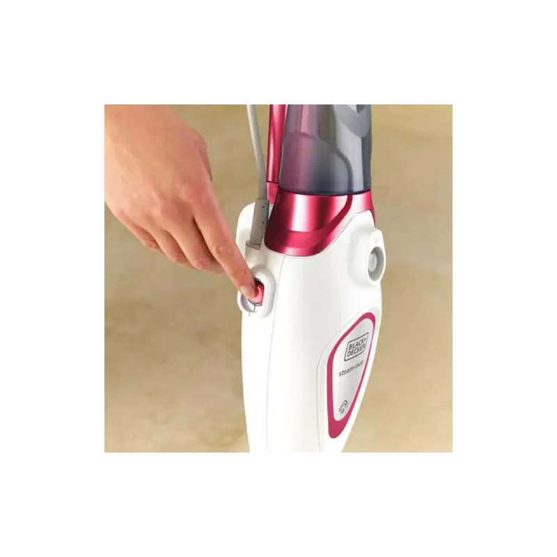 Steam cleaner Black+Decker (BDS1616R), 350 ml, 1600 W, Black