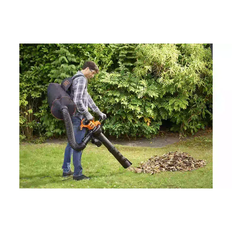 Aspirador de jardim Black+Decker, Black (BEBLV300)