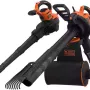 مكنسة كهربائية للحديقة Black+Decker, Black (BEBLV301)