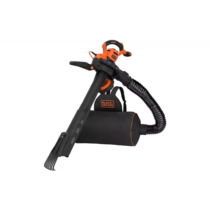 مكنسة كهربائية للحديقة Black+Decker, Black (BEBLV301)