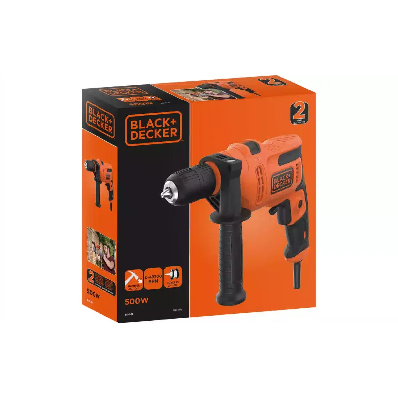 Drill Black+Decker, Black (BEH200)