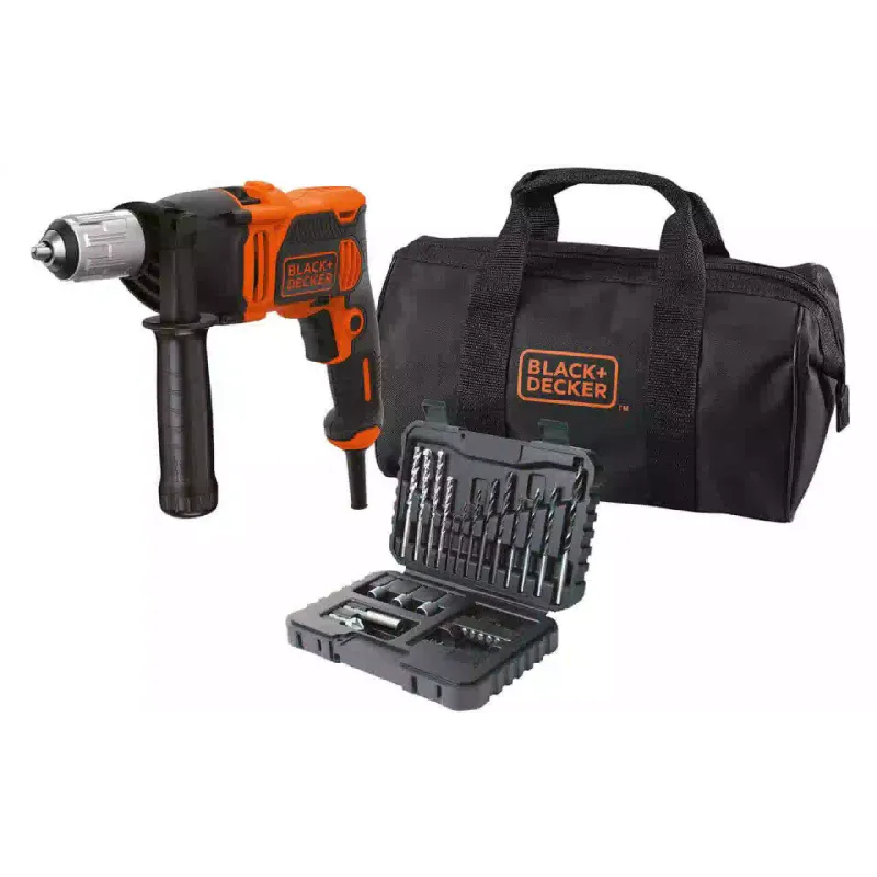 Дриль Black+Decker, Black (BEH850)