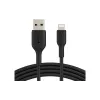 Καλώδιο φόρτισης και συγχρονισμού Belkin USB-A - Lightning, Black (CAA001BT1MBK)