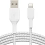 Cable de carga y sincronización Belkin USB-A - Lightning, White (CAA002BT1MWH)