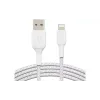 Cabo de carregamento e sincronização Belkin USB-A - Lightning, White (CAA002BT2MWH)
