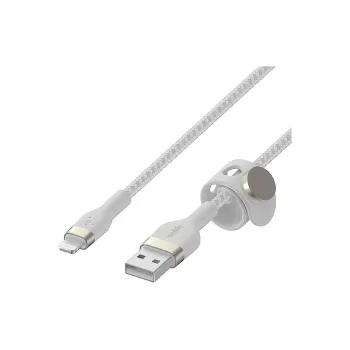 Cable de carga y sincronización Belkin USB-A - Lightning, White (CAA010BT1MWH)