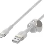 Καλώδιο φόρτισης και συγχρονισμού Belkin USB-A - Lightning, White (CAA010BT1MWH)