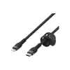 كابل الشحن والمزامنة Belkin USB-C - Lightning, Black (CAA011BT1MBK)