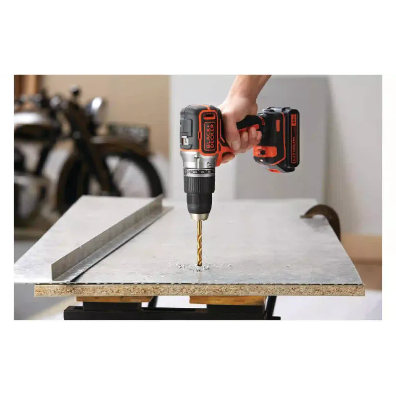 Furadeira-parafusadeira Black+Decker, Black (BL188N)