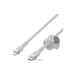 Kabel za polnjenje in sinhronizacijo Belkin USB-C - Lightning, White (CAA011BT1MWH)