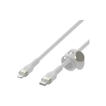 Cable de carga y sincronización Belkin USB-C - Lightning, White (CAA011BT1MWH)