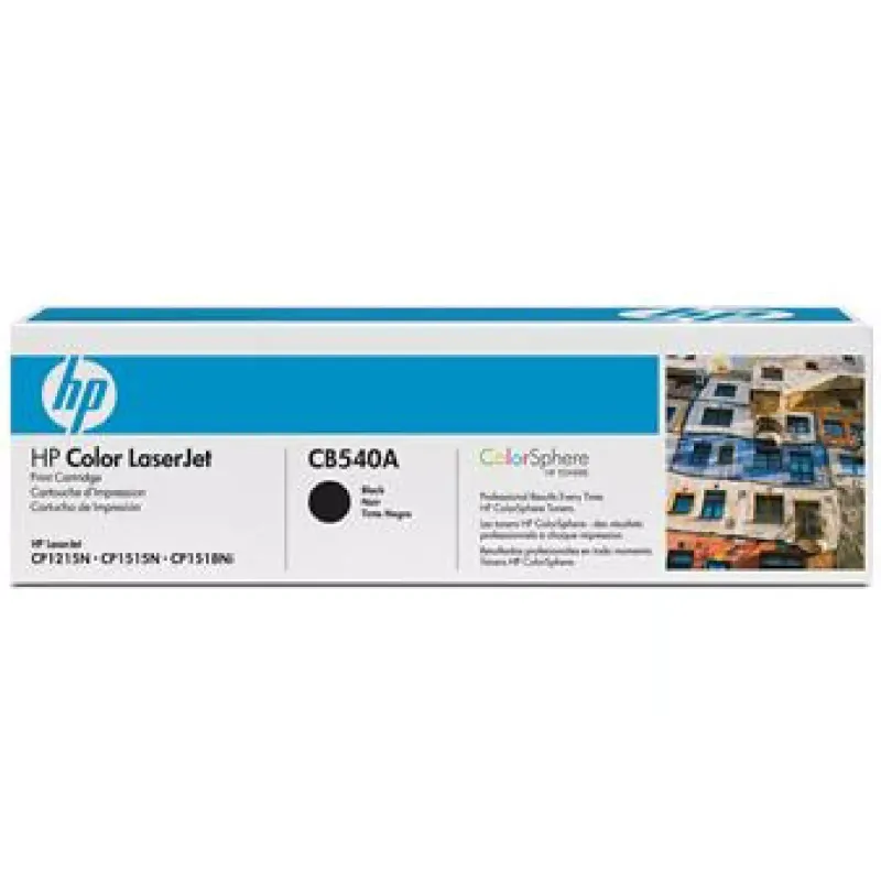Cartucho HP 125A, Black (CB540A)