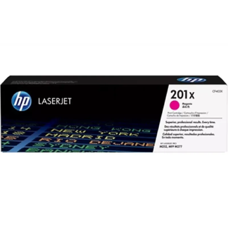 Cartucho HP 201X, Magenta (CF403X)