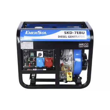 Генератор дизельный EnerSol, 6.5 кВт, 1/3 фазы (SKD-7EBU)