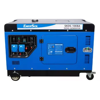 Генератор дизельный EnerSol, 10 кВт, 1 фаза (SKDS-10EBA)