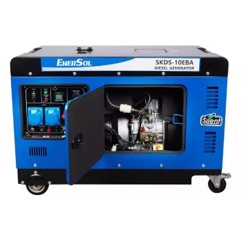 Генератор дизельный EnerSol, 10 кВт, 1 фаза (SKDS-10EBA)