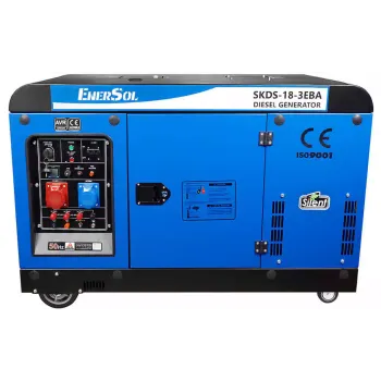 Генератор дизельный EnerSol, 18 кВт, 3 фазы (SKDS-18-3EBA)