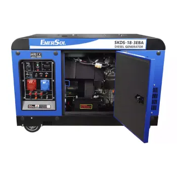 Генератор дизельный EnerSol, 18 кВт, 3 фазы (SKDS-18-3EBA)