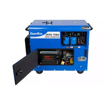 Генератор дизельный EnerSol, 6.5 кВт, 1 фаза (SKDS-7EBA)