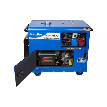 Генератор дизельный EnerSol, 6.5 кВт, 1/3 фазы (SKDS-7EBAU)