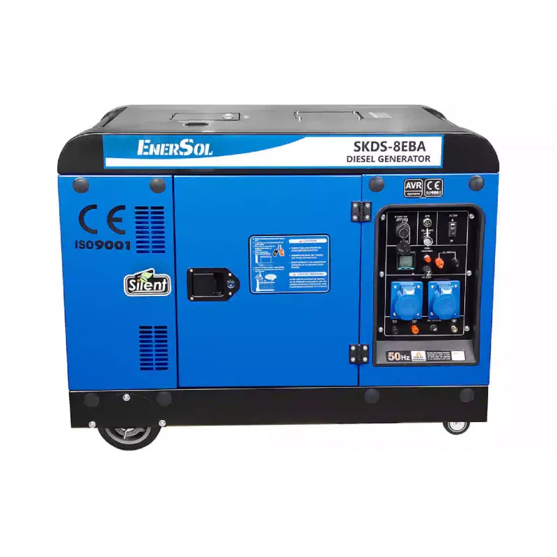 Генератор дизельный EnerSol, 8 кВт, 1 фаза (SKDS-8EBA)