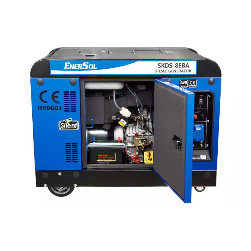 Генератор дизельный EnerSol, 8 кВт, 1 фаза (SKDS-8EBA)