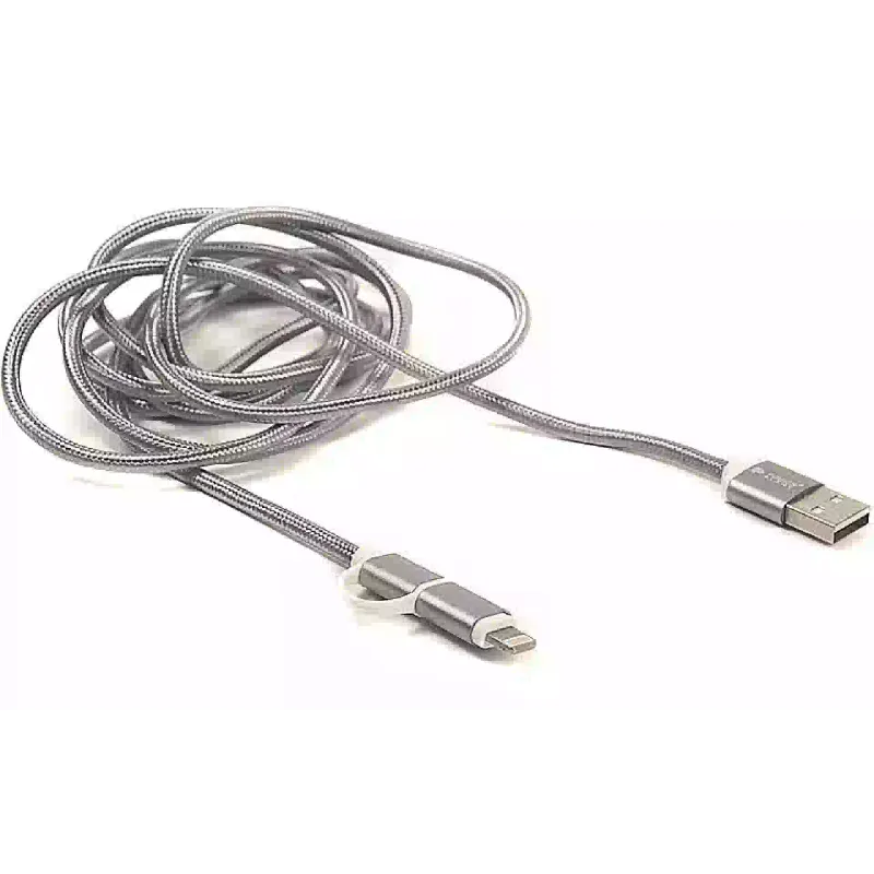 Cabo PowerPlant USB 2.0 AM - Lightning/Micro, Grey (CA910496)
