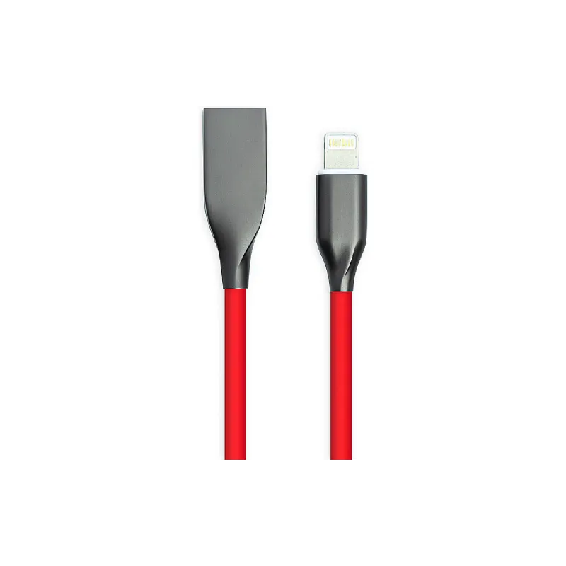 كابل PowerPlant USB - Lightning, Red (CA911417)