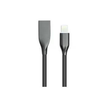 Καλώδιο PowerPlant USB - Lightning, Black (CA911790)