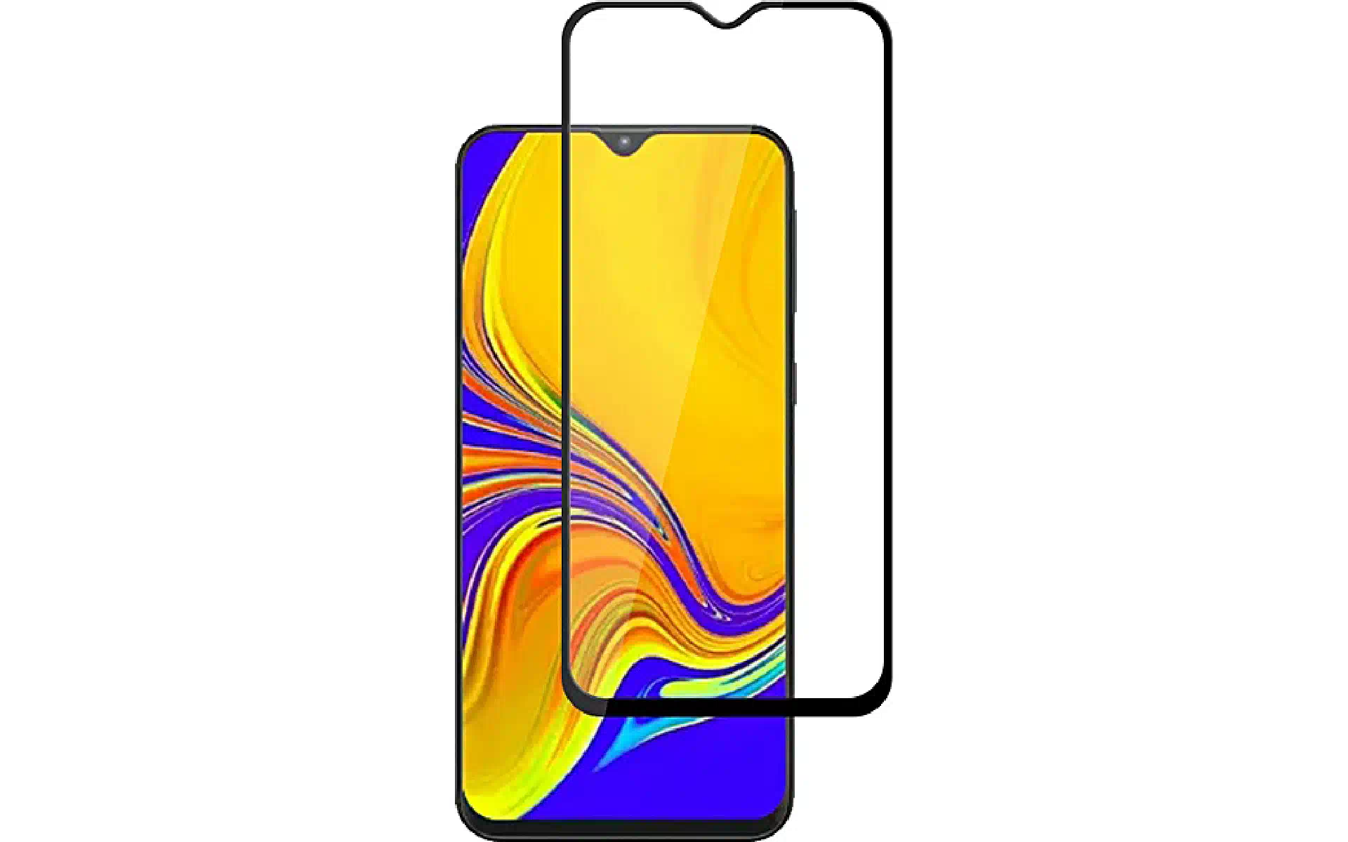 Vidro protetor PowerPlant, Black (GL606313) Vidro protetor PowerPlant, Black (GL606313)