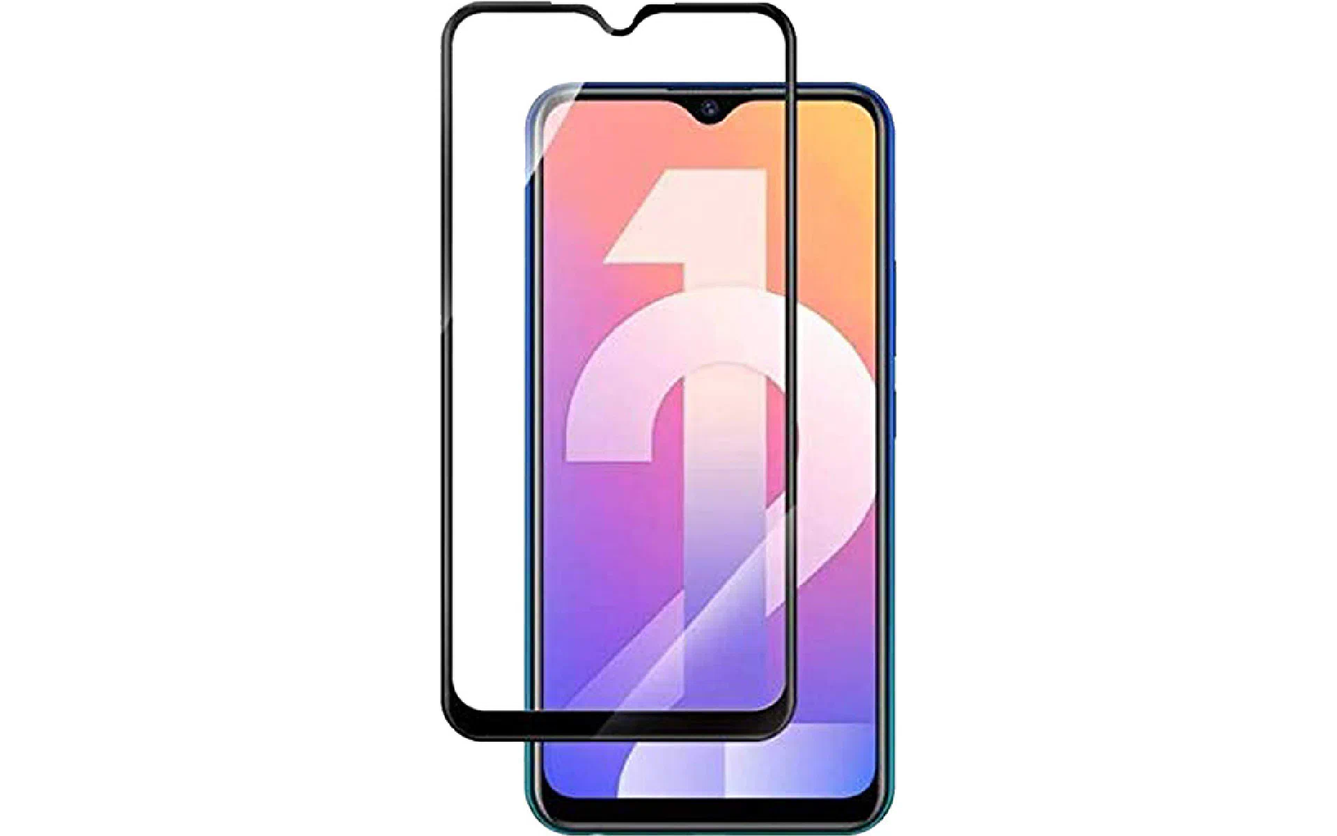 Vidro protetor PowerPlant, Black (GL607617) Vidro protetor PowerPlant, Black (GL607617)