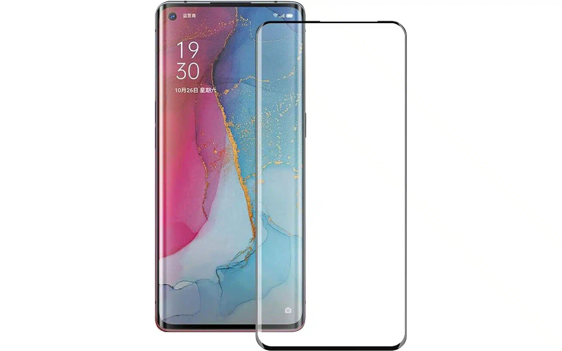 Vidro protetor PowerPlant, Black (GL609239) Vidro protetor PowerPlant, Black (GL609239)