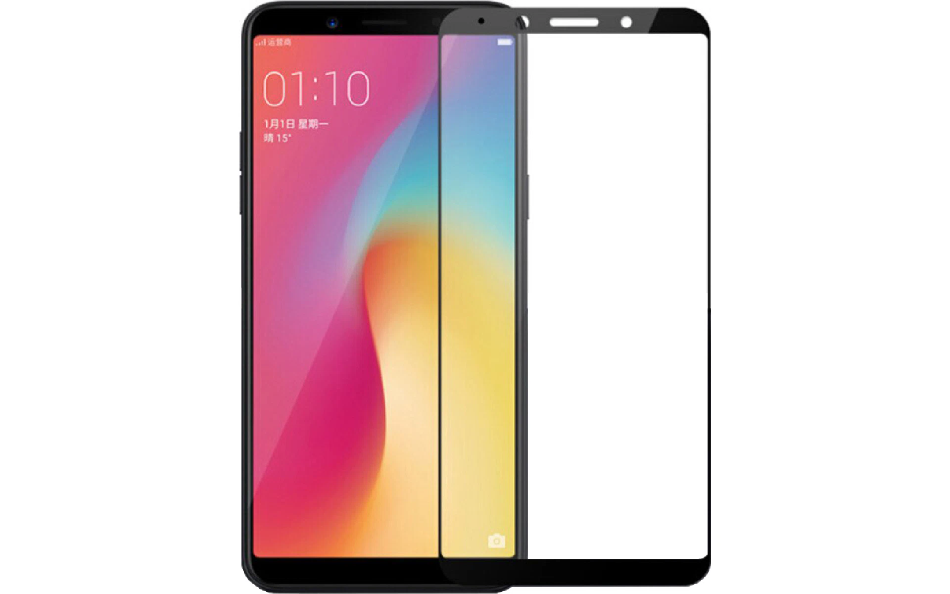 Προστατευτικό γυαλί PowerPlant, Black (GL609338) Προστατευτικό γυαλί PowerPlant, Black (GL609338)