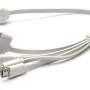 كابل PowerPlant USB 2.0 AM - Lightning/Micro/Mini (KABUSBALL)