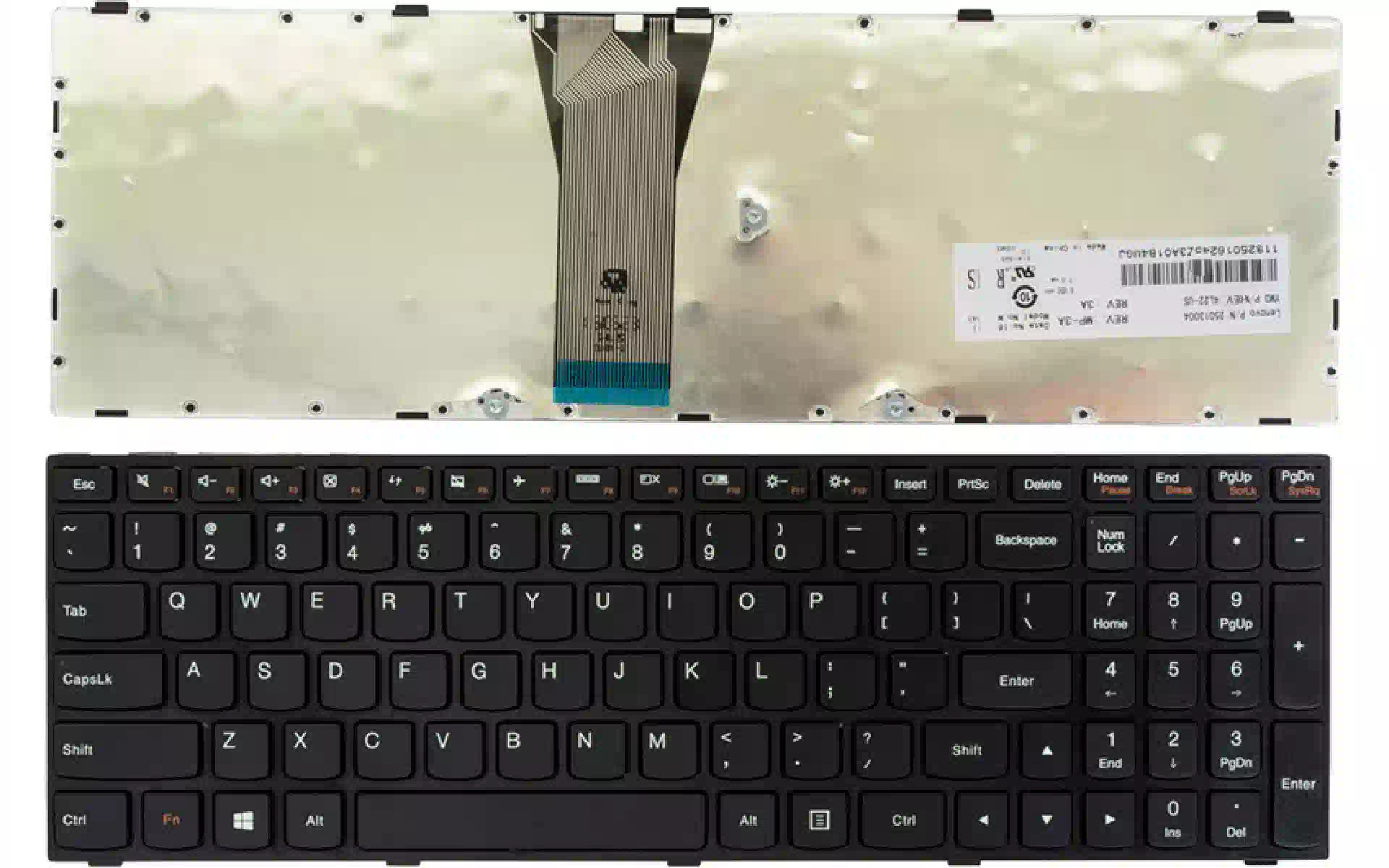 لوحة مفاتيح للكمبيوتر المحمول PowerPlant, Black (KB310234) لوحة مفاتيح للكمبيوتر المحمول PowerPlant, Black (KB310234)