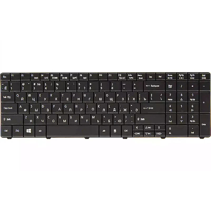 لوحة مفاتيح للكمبيوتر المحمول PowerPlant, Black (KB310715)