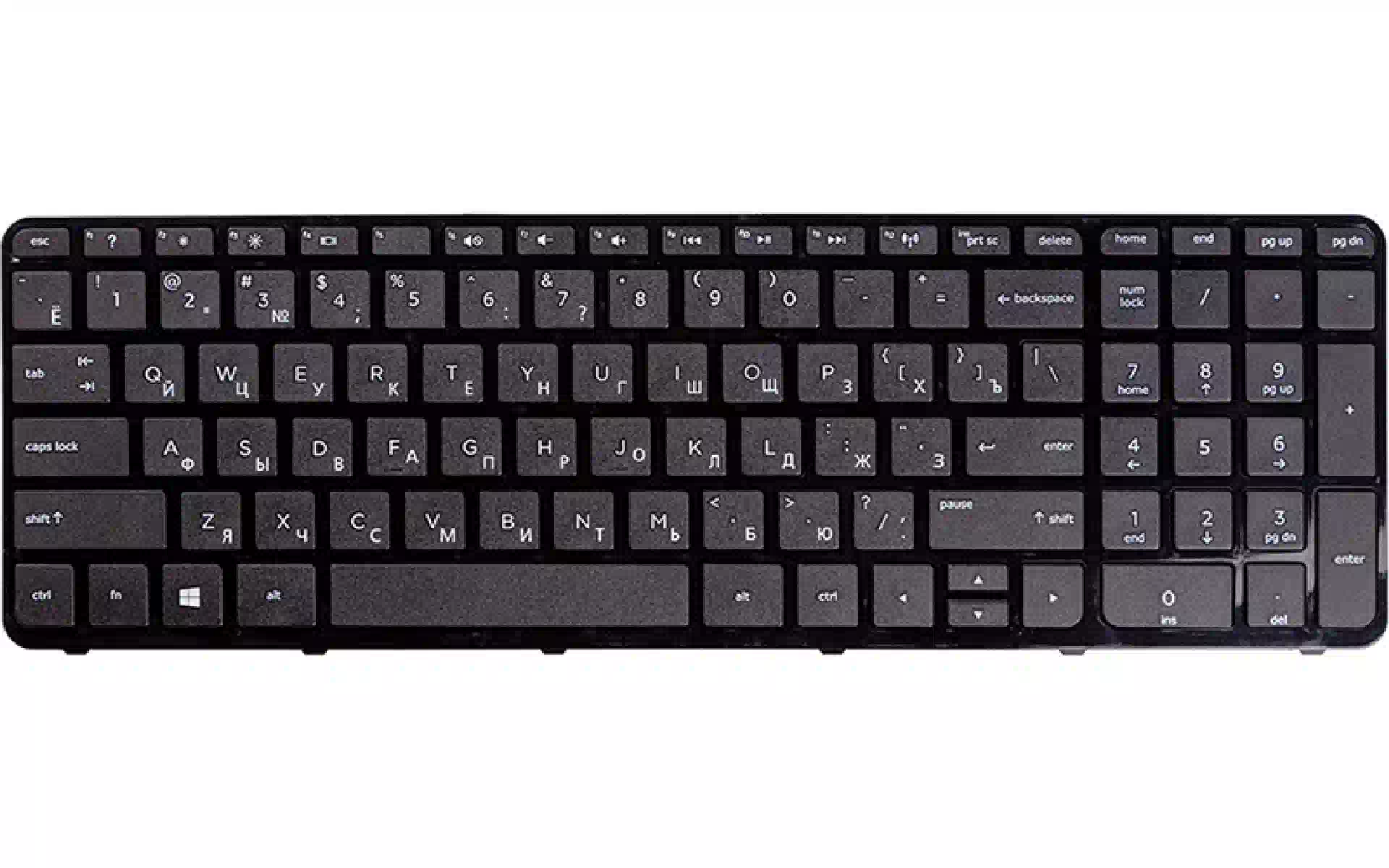 لوحة مفاتيح للكمبيوتر المحمول PowerPlant, Black (KB310738) لوحة مفاتيح للكمبيوتر المحمول PowerPlant, Black (KB310738)