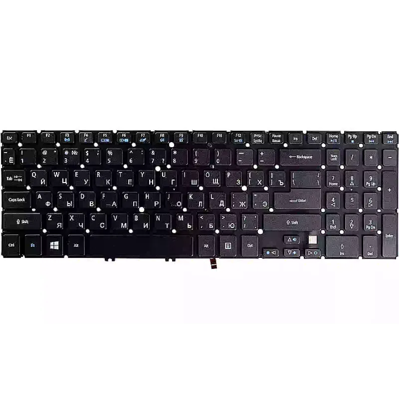 لوحة مفاتيح للكمبيوتر المحمول PowerPlant, Black (KB311255)