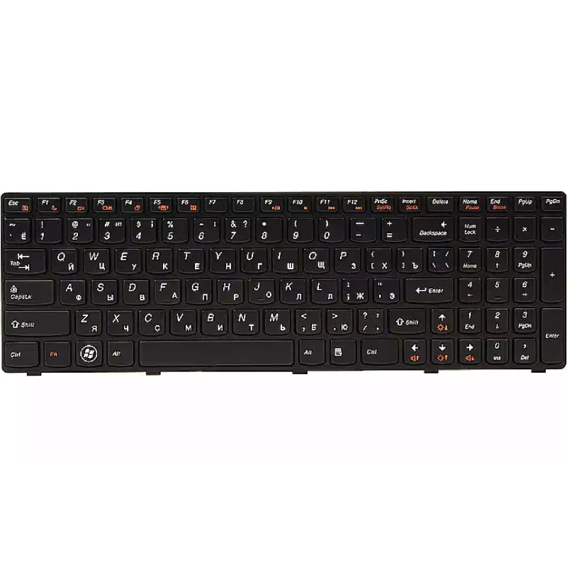 لوحة مفاتيح للكمبيوتر المحمول PowerPlant, Black (KB311774)