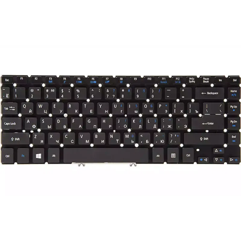 Teclado para portátil PowerPlant, Black (KB311804)