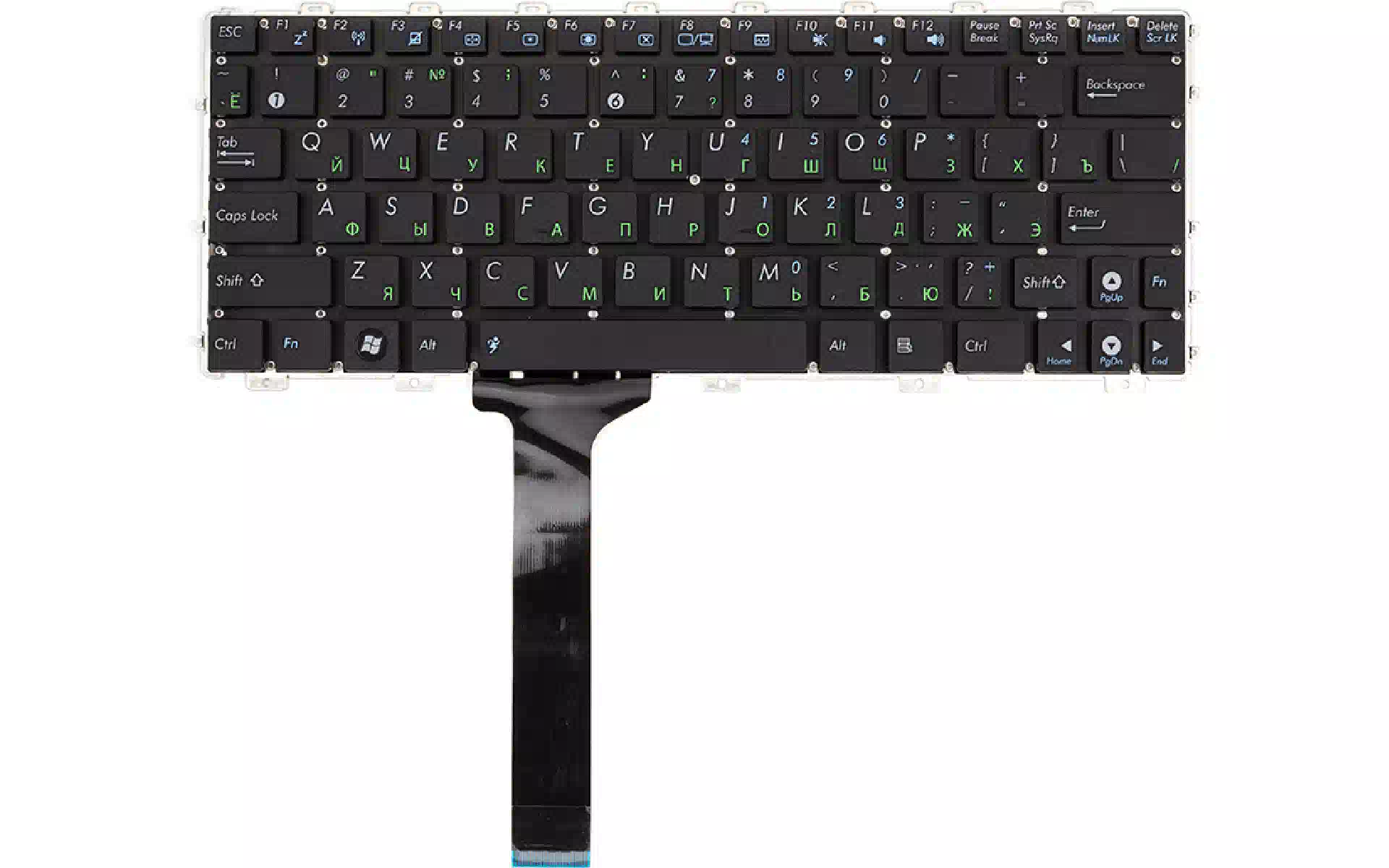 لوحة مفاتيح للكمبيوتر المحمول PowerPlant, Black (KB311828) لوحة مفاتيح للكمبيوتر المحمول PowerPlant, Black (KB311828)