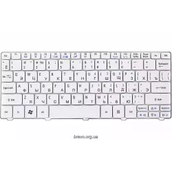 Клавіатура для ноутбука PowerPlant, White (KB312641)