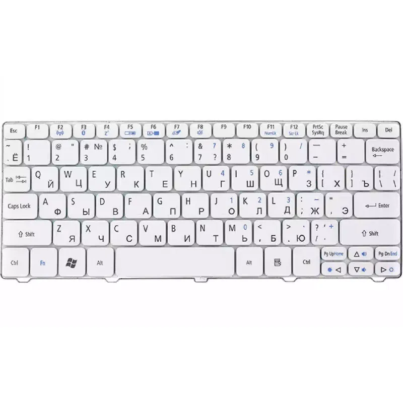 Tastatur für Laptop PowerPlant, White (KB312641)