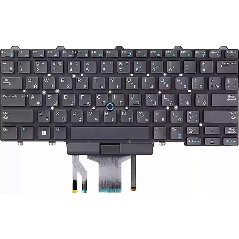 لوحة مفاتيح للكمبيوتر المحمول PowerPlant, Black (KB314102)