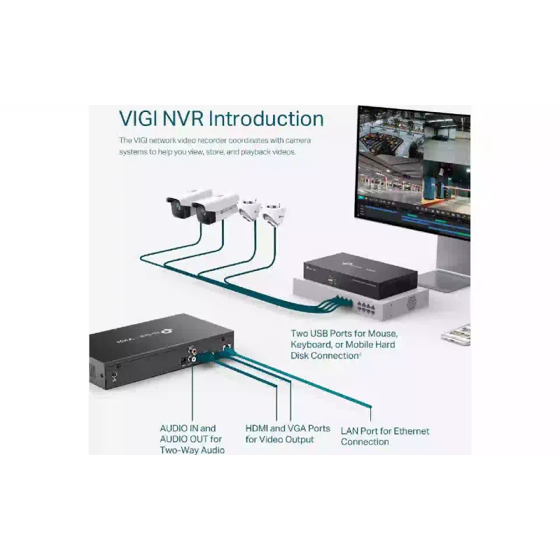 مسجل فيديو TP-Link (Vigi NVR1008H)