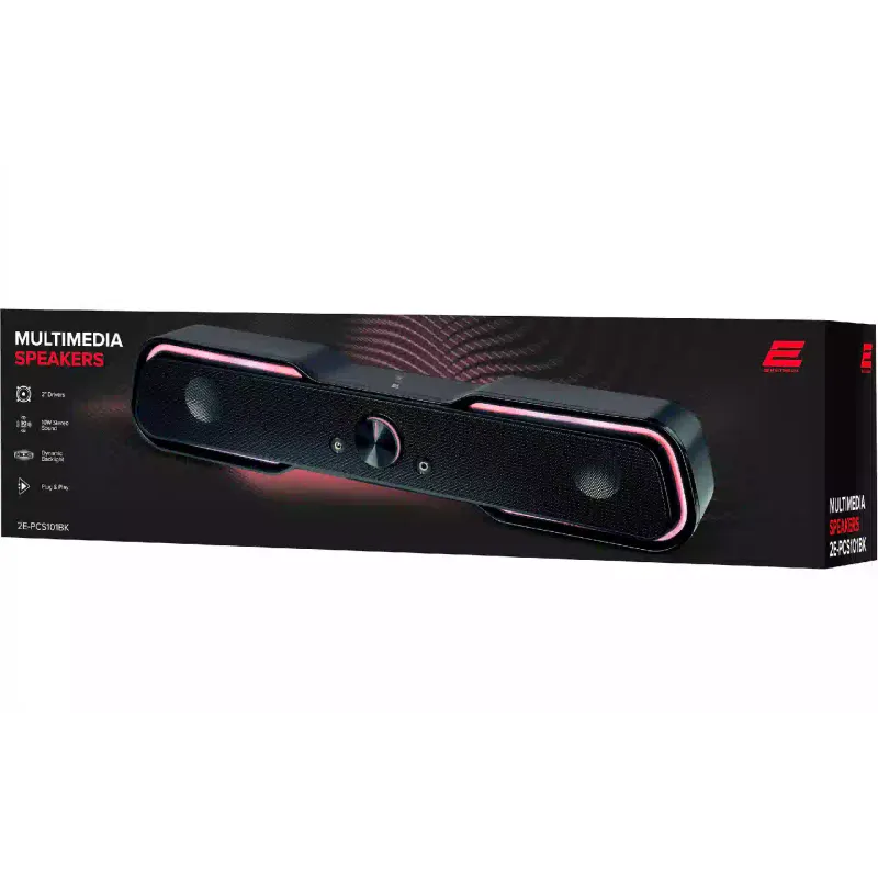 Ακουστικό σύστημα 2E PCS101, Black (2E-PCS101BK)