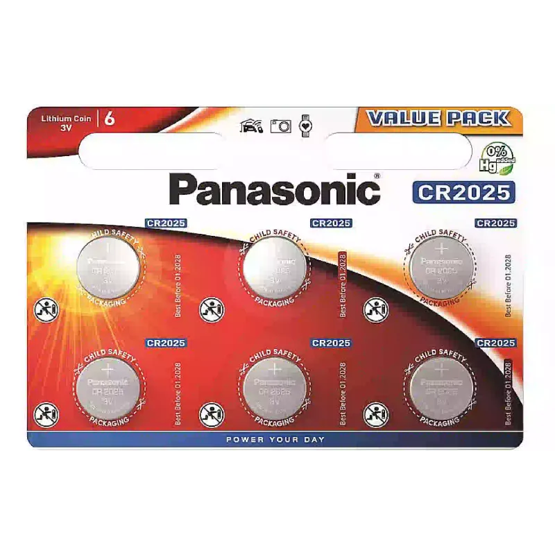 بطارية Panasonic (CR-2025EL/6B)