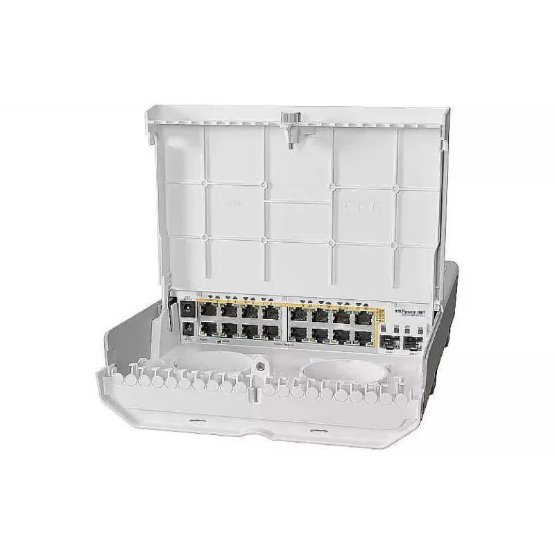 يُحوّل MikroTiK (CRS318-16P-2S+OUT)