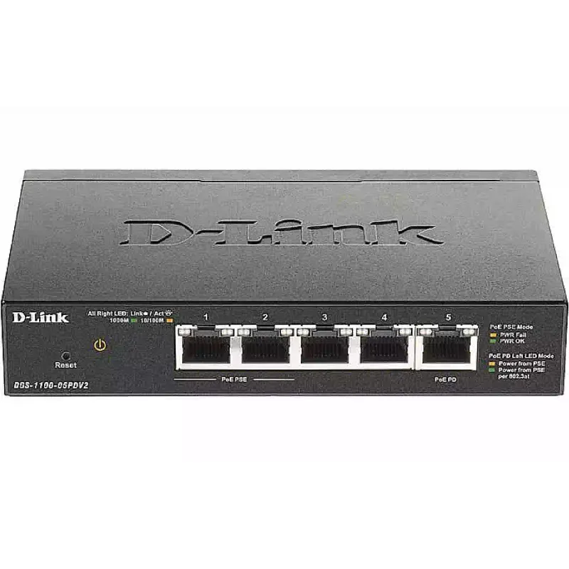 Превключвател D-Link (DGS-1100-05PDV2)