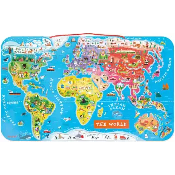 Mapa magnético do mundo Janod (J05504)